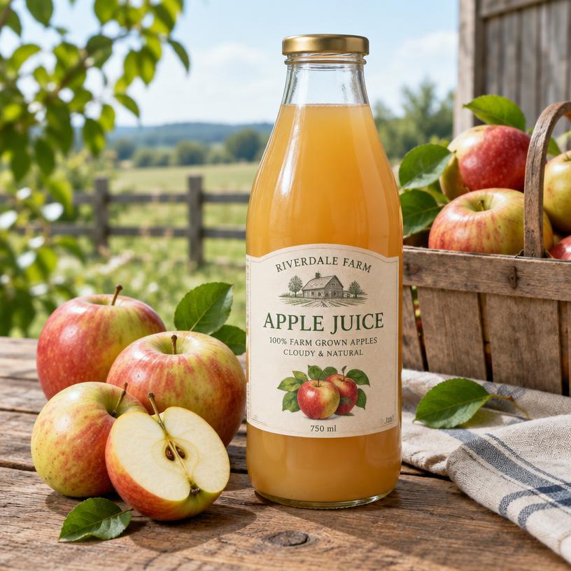 Gårdsmust av äpple